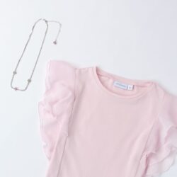 Maglietta Bambina Ragazza Rosa