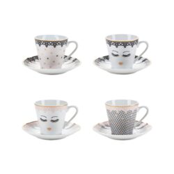 Tazzine espresso Lace, 4 pezzi Miss Etoile