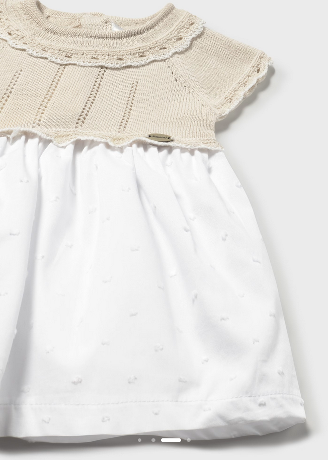 Vestito Beige Neonata - Image 2