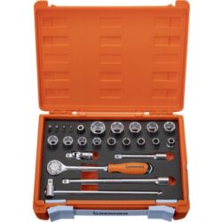 set di chiavi a bussola berner bfd+ da 1/2″con cricchetto