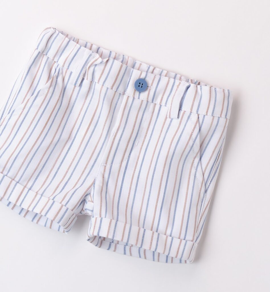 Pantaloncino Bianco Neonato - Image 2