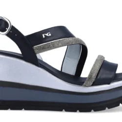 Sandali con zeppa Donna Nero Giardini