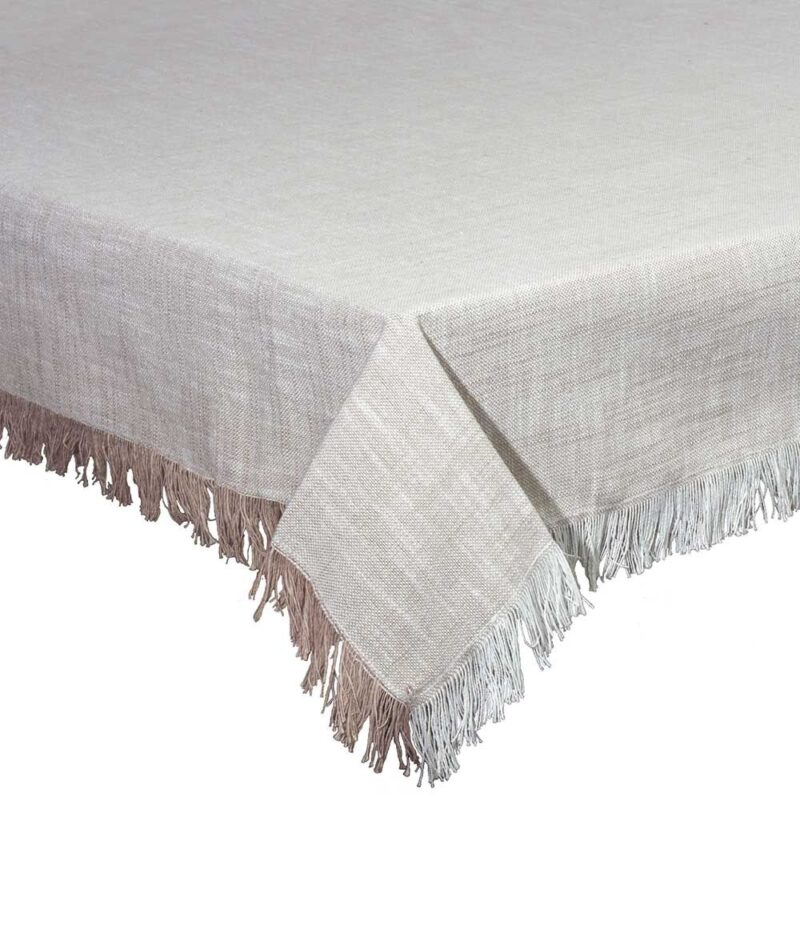 Tovaglia rettangolare Volterra beige cm 140 × 240 Tognana