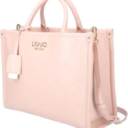 Borsa Donna a Mano Large Rosa Cipria LIU JO