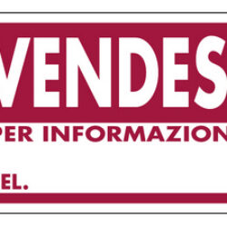 CARTELLO SEGNALETICO VENDESI cm. 30×20
