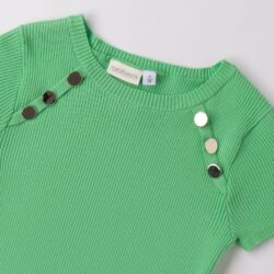 Maglietta Verde Bambina Ragazza