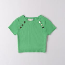 Maglietta Verde Bambina Ragazza