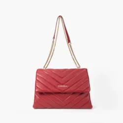 Mini bag Donna rossa in ecopelle Vivienne
