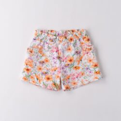 Pantaloncino Fiori Bambina