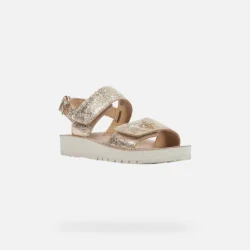 Sandali Bambina Metal Gold GEOX