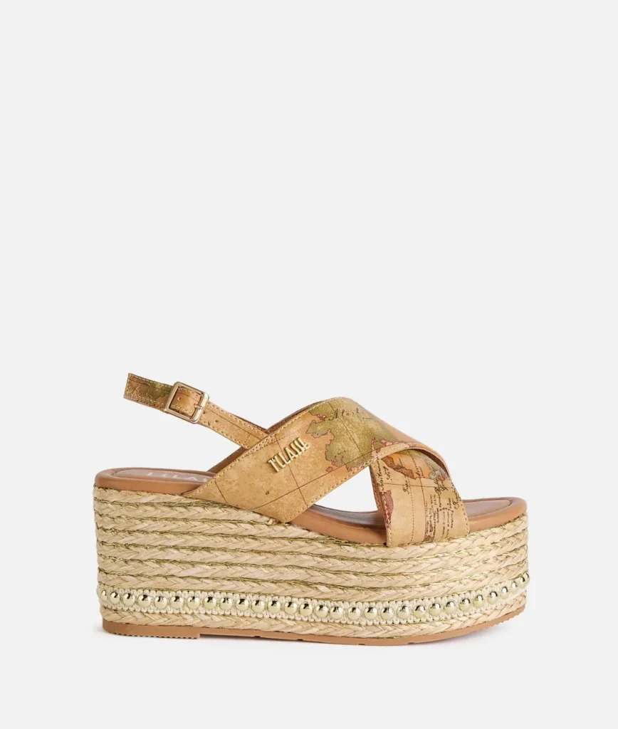 Sandalo Zeppa Donna Alviero martini prima classe