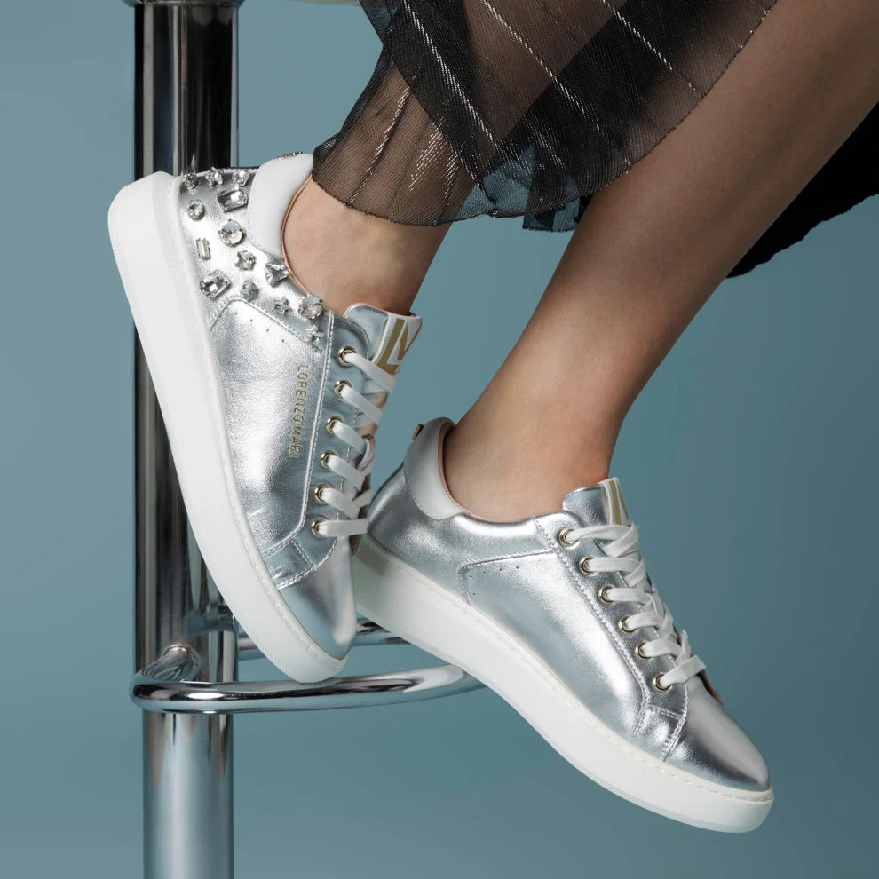 Sneakers Donna Sirio argento Lorenzo Mari - Image 2
