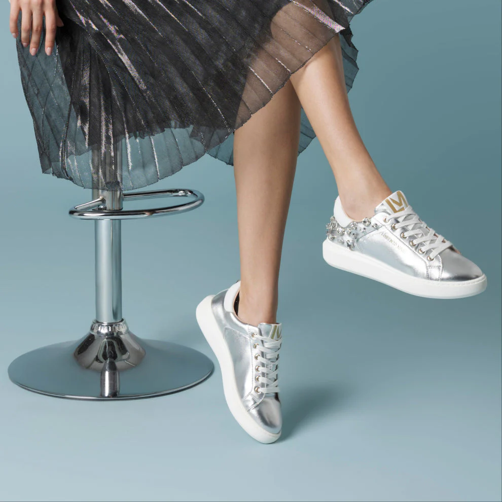 Sneakers Donna Sirio argento Lorenzo Mari - Image 3