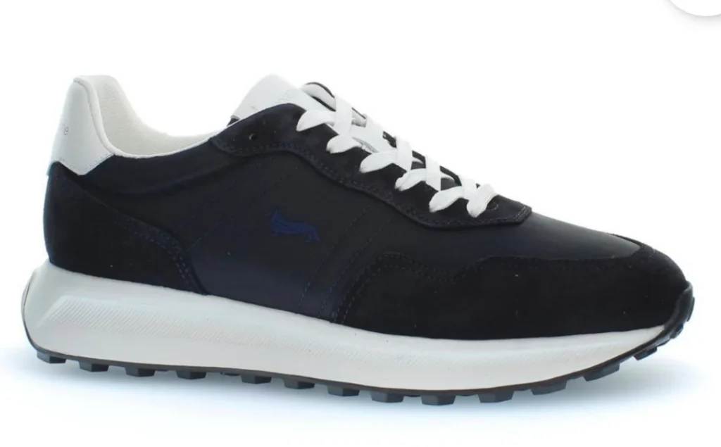 Sneakers uomo in pelle e tessuto Harmont & blaine