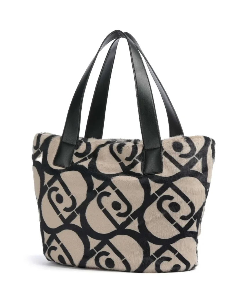 Borsa shopping Donna Verry Neutro/Nero Liu-Jo - Image 2