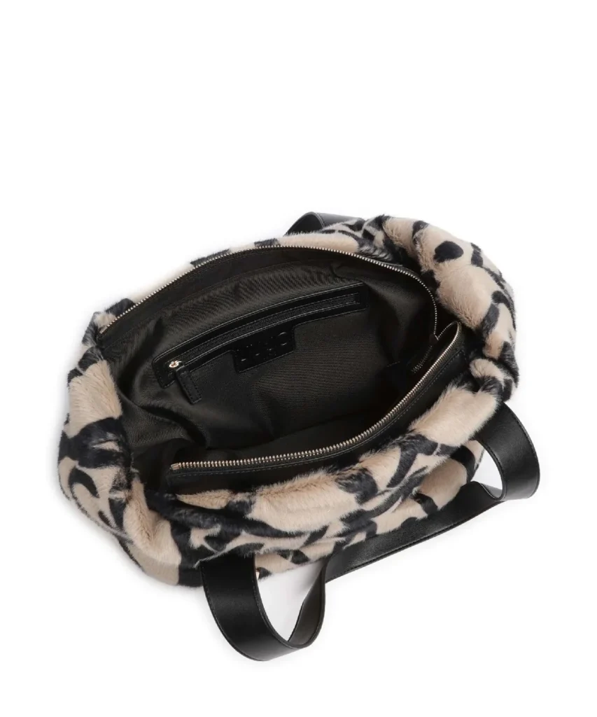 Borsa shopping Donna Verry Neutro/Nero Liu-Jo - Image 3