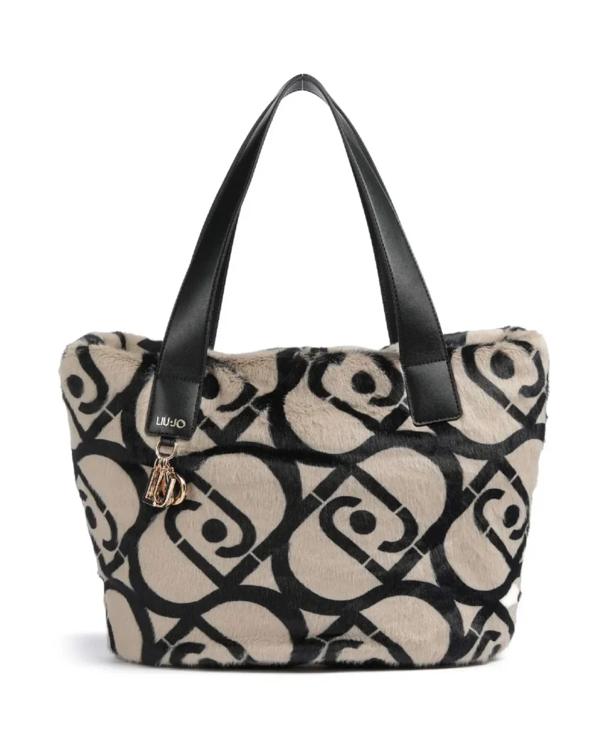 Borsa shopping Donna Verry Neutro/Nero Liu-Jo