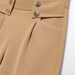 Pantalone Bambina Ragazza Camel