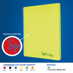 Quaderno maxi spiralato A4 spil spilblok4+ dotted 80ff 1R