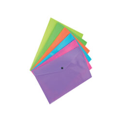 busta con bottone fluo in ppl spil