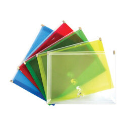 busta con zip traslucida in ppl conf. 12 pezzi