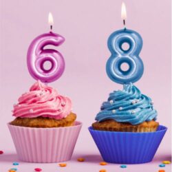 candelina con stecco h. 7 cm