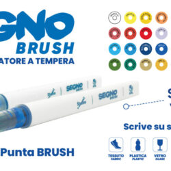 marcatore a tempera spil segno punta brush