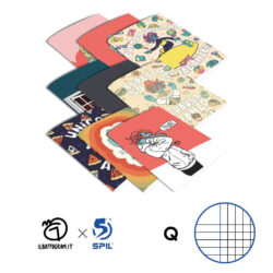 quaderno spil maxi il baffogram 100 gr conf. 12 pezzi