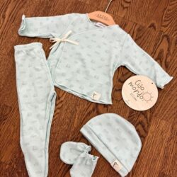 Kit Nascita Neonato Verde