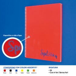 Quaderno spiralato 1R A4 spilblok4 dotted 80 ff