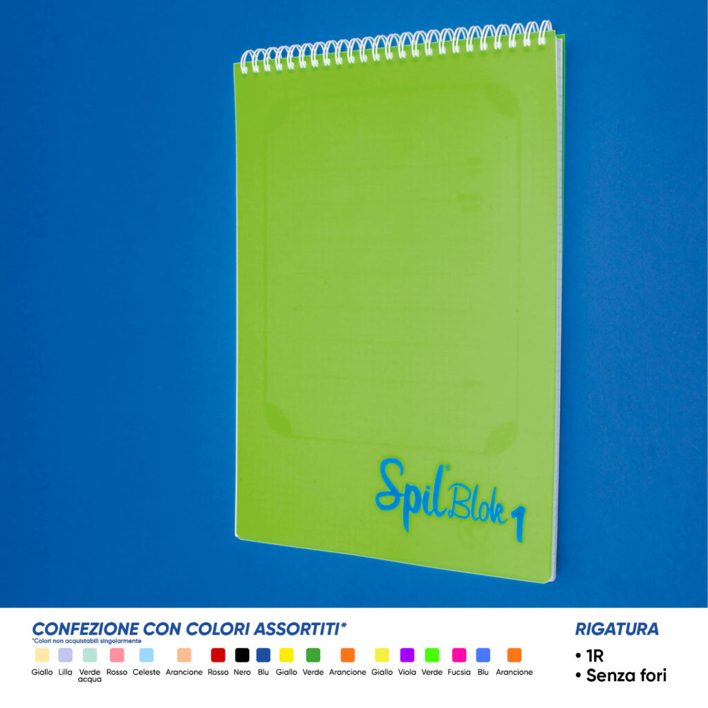 Quaderno spiralato maxi A4 spil spilblok1 80ff 1R - Image 3