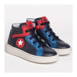 Scarpe Primi passi Bambino Blu Nero Giardini Junior