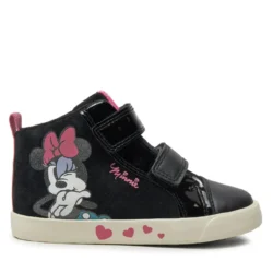 Sneakers Bambina Kilwi Girl Nero/ Rosa Geox
