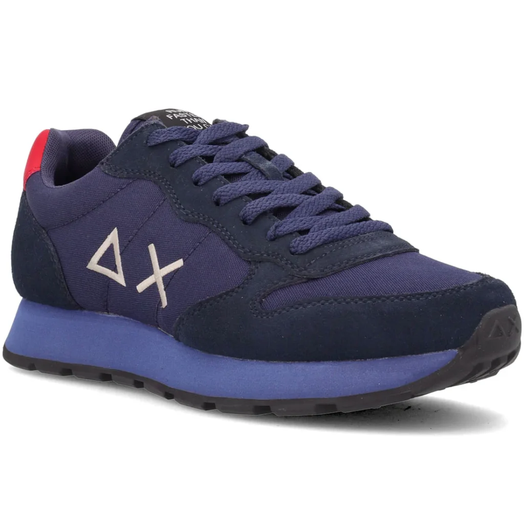 Sneakers Uomo Tom Solid Navy blue/bordeaux - Image 2