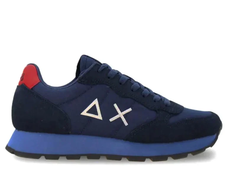 Sneakers Uomo Tom Solid Navy blue/bordeaux
