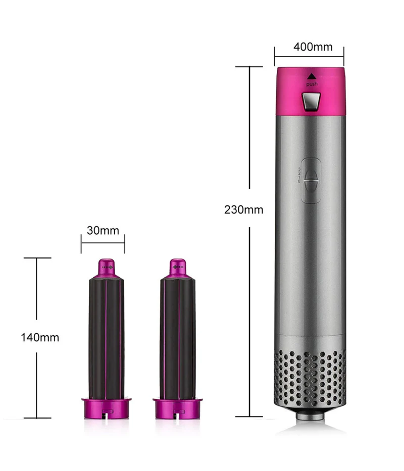 set 5 in1 spazzola elettrica phon asciugacapelli arriccia - Image 9