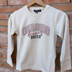 Maglietta Bambina Ragazza Beige