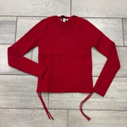 Maglioncino Bambina Ragazza Rosso