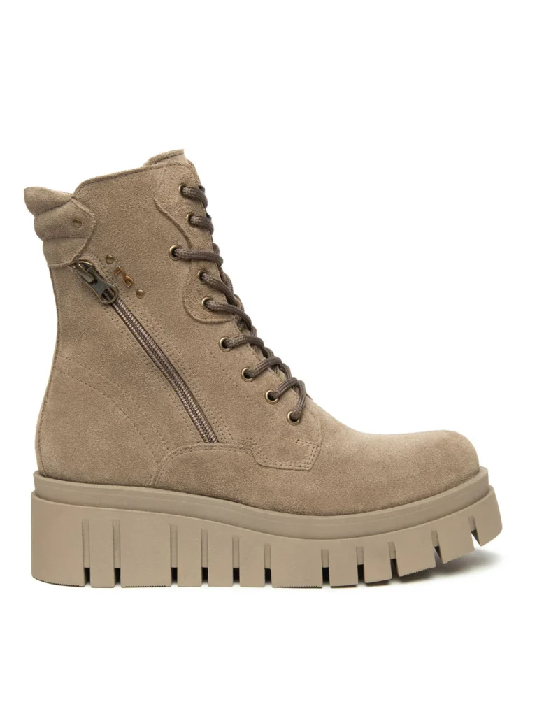 Anfibi Donna in Suede NeroGiardini