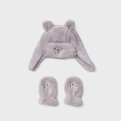 Completo Cappello Bambino Grigio