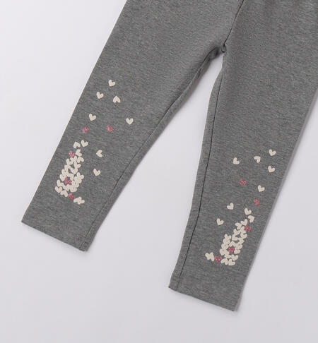 Leggings Bambina Grigio - Image 2