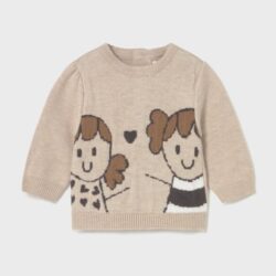 Maglioncino Neonata Beige