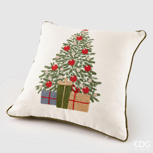 cuscino albero di natale edg quadrato