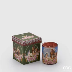 edg candela profumata con scatola carillon