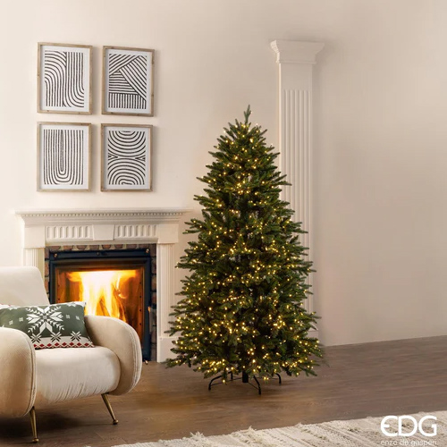 edg green cristallo 1500 mini led h 180 cm