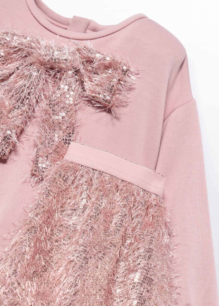 Completo Gonna Bambina Ragazza Rosa - Image 2