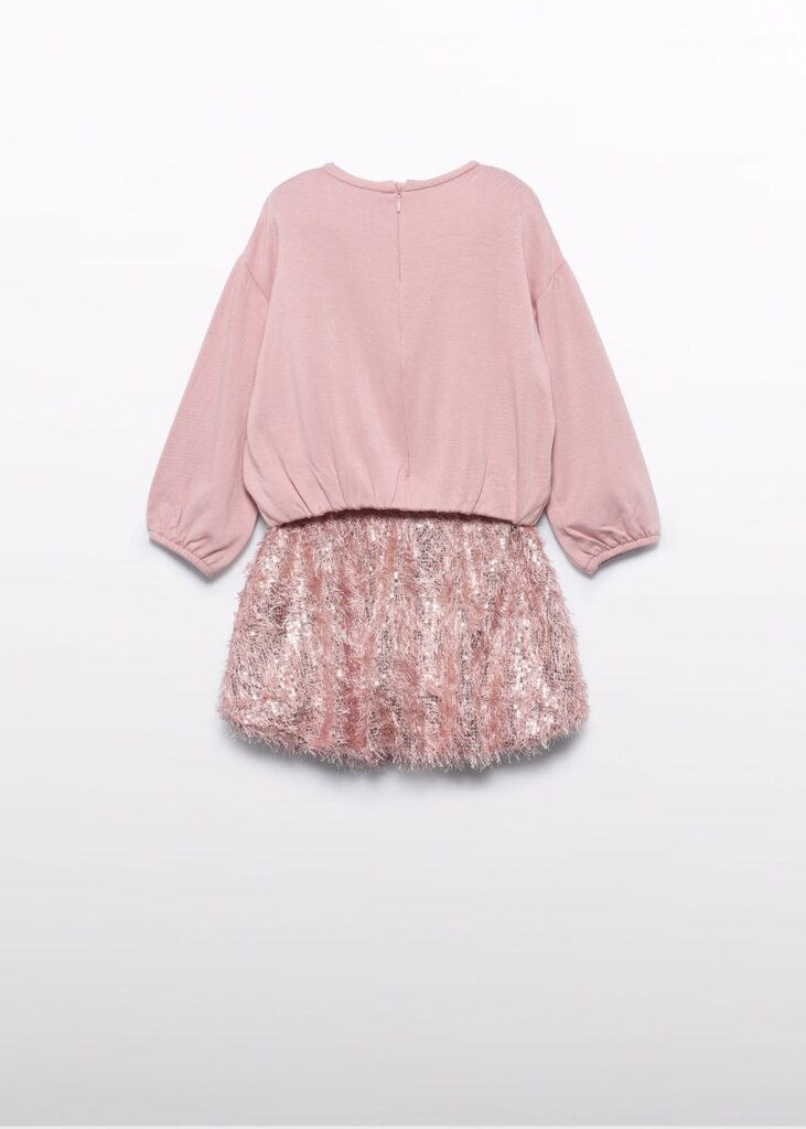 Completo Gonna Bambina Ragazza Rosa - Image 3
