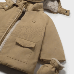 Giubbotto Neonato Beige