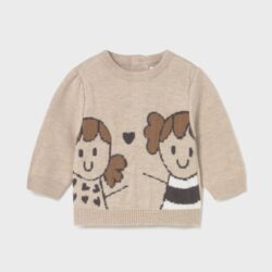 Maglioncino Neonata Beige