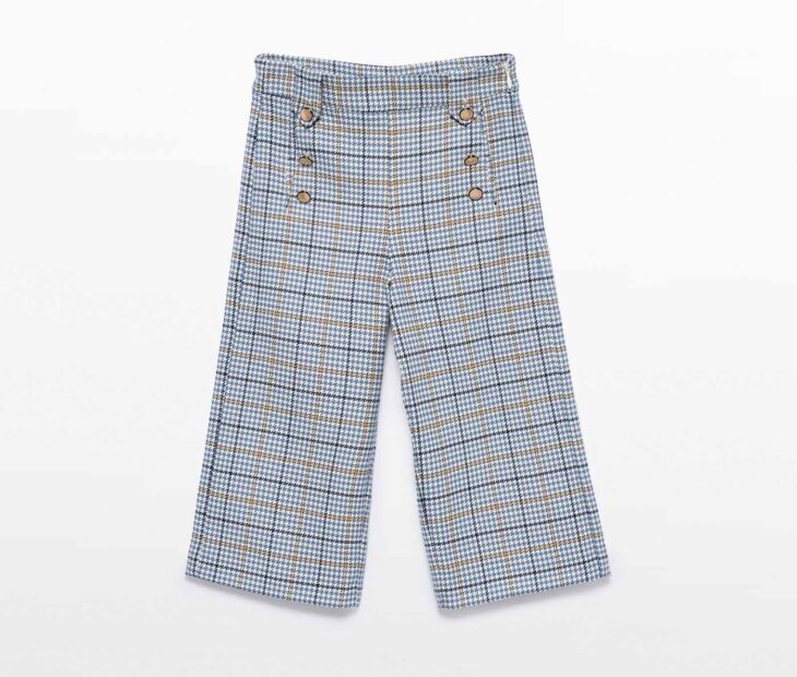 Pantalone Quadri Bambina Ragazza